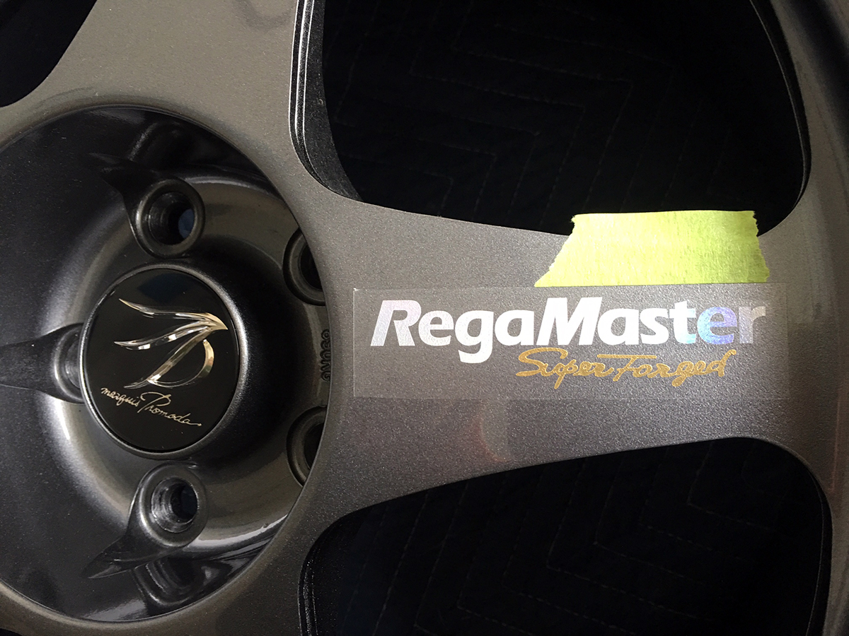 JAPAN MATERIAL 18 EVO REGAMASTER High-Quality Replacement Decal Sticker #R059
